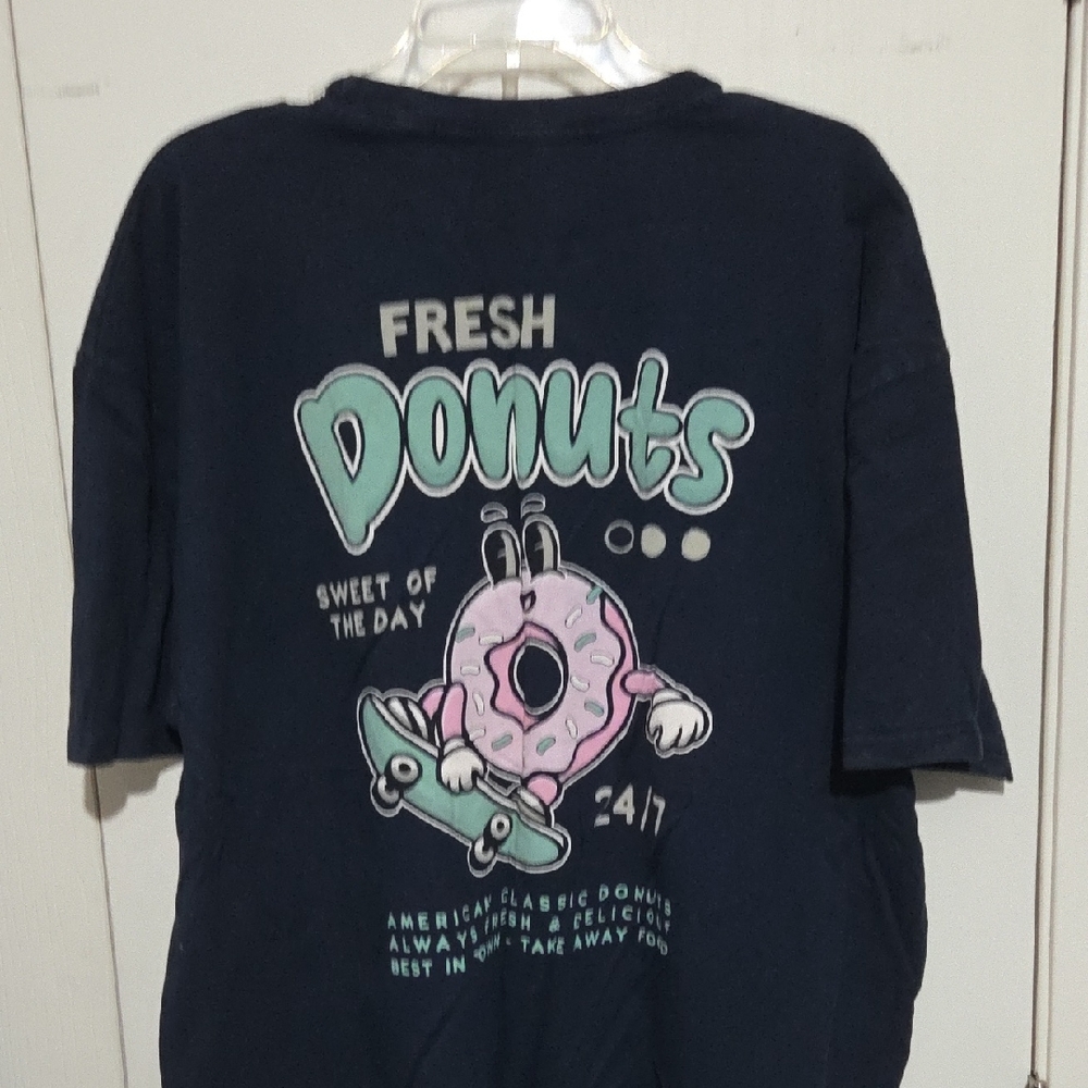 Fresh Donuts Graphic Tee - Navy